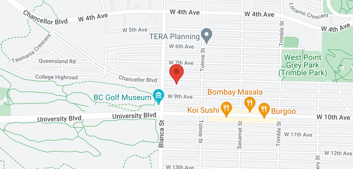 map of 4664 W 8TH AVENUE